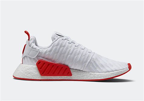 adidas nmd r2 pk weiß rot